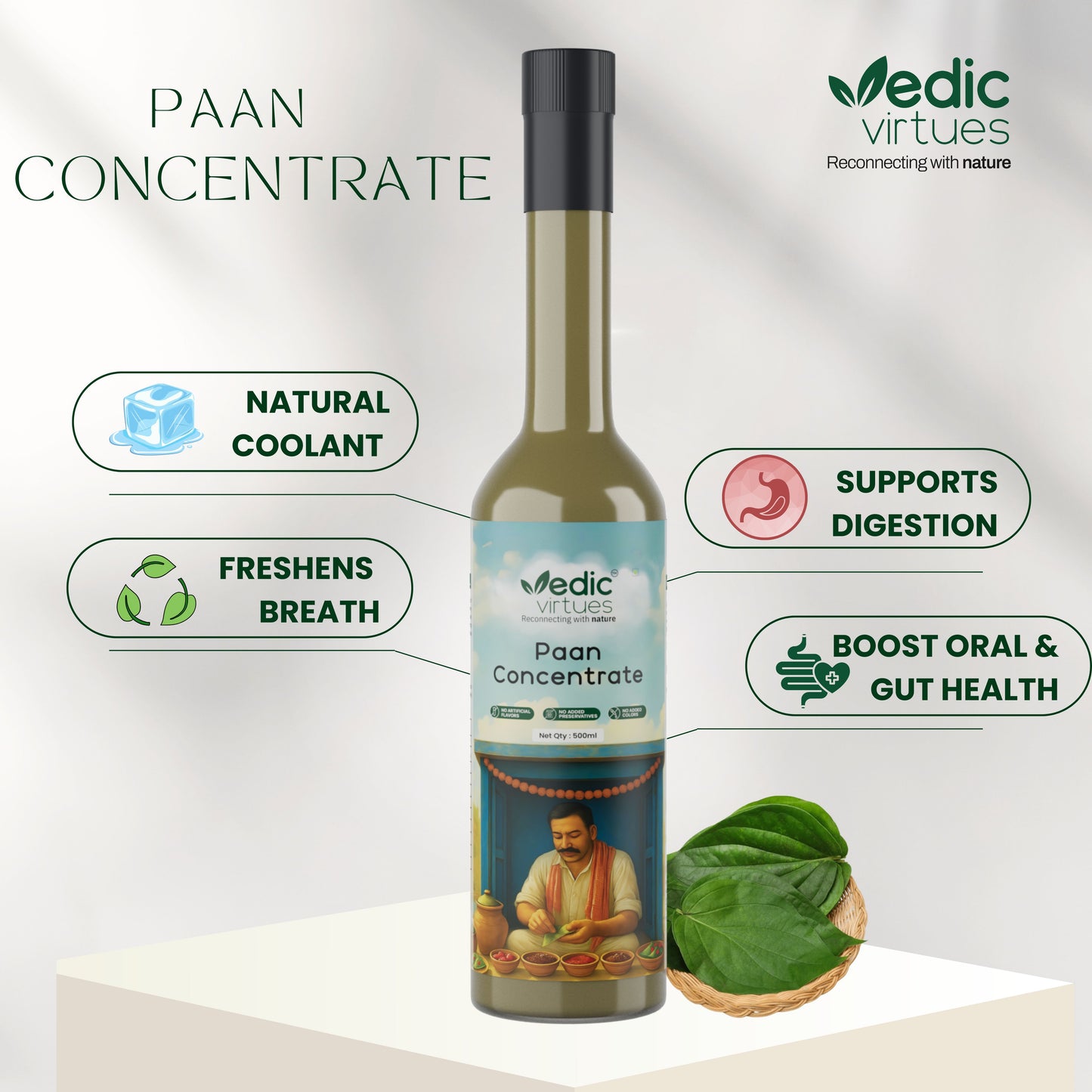 Paan Concentrate I Betel Leaf Sharbat I 100% Natural