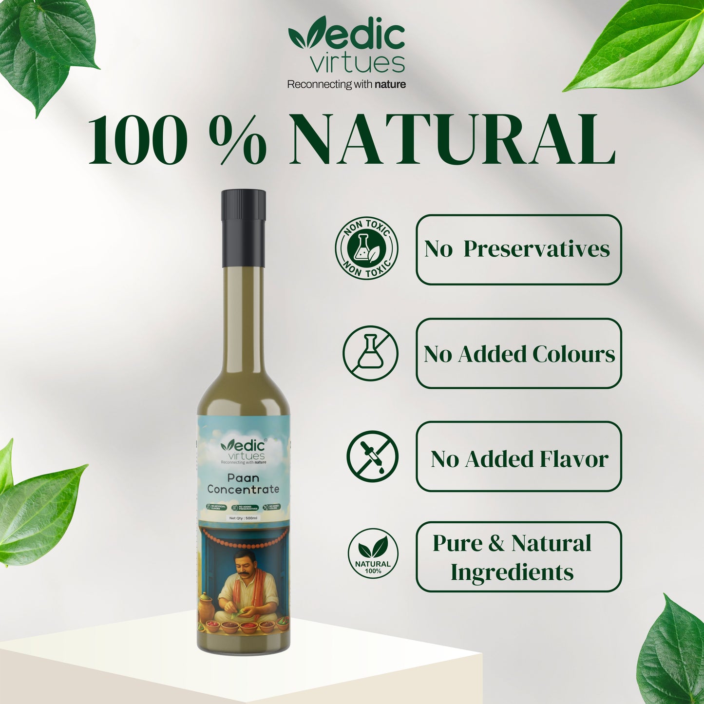 Paan Concentrate I Betel Leaf Sharbat I 100% Natural