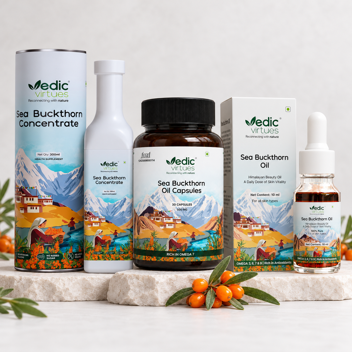 Himalayan Sea Buckthorn Complete Ritual Kit