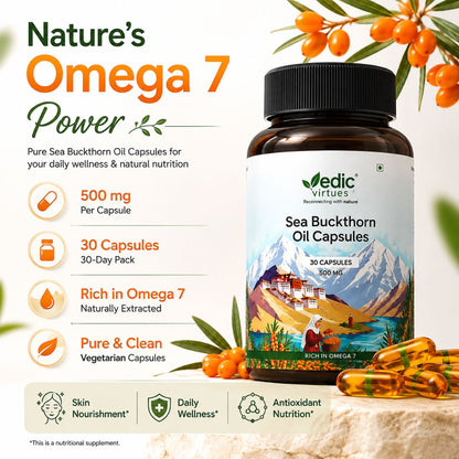 Himalayan Sea Buckthorn Oil Capsules