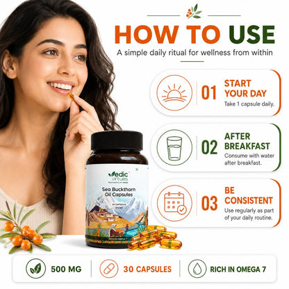 Himalayan Sea Buckthorn Oil Capsules