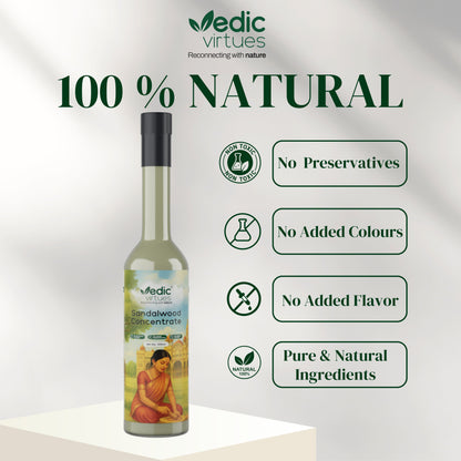 Sandalwood Concentrate I Sharbat I 100% Natural
