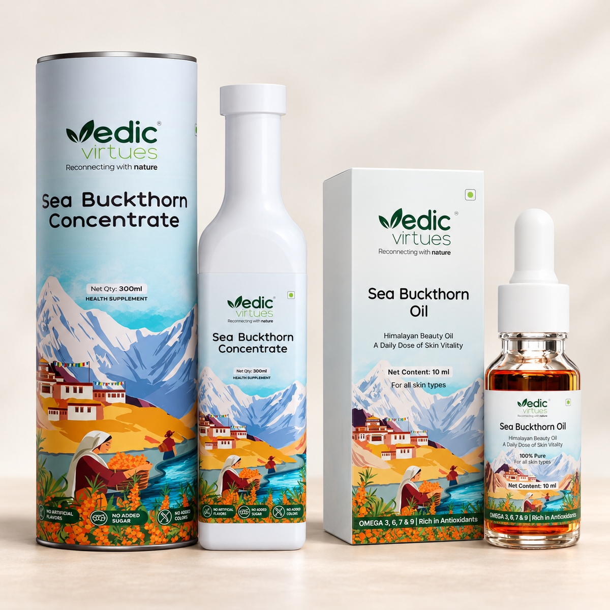 Himalayan Sea Buckthorn Drink & Apply Kit
